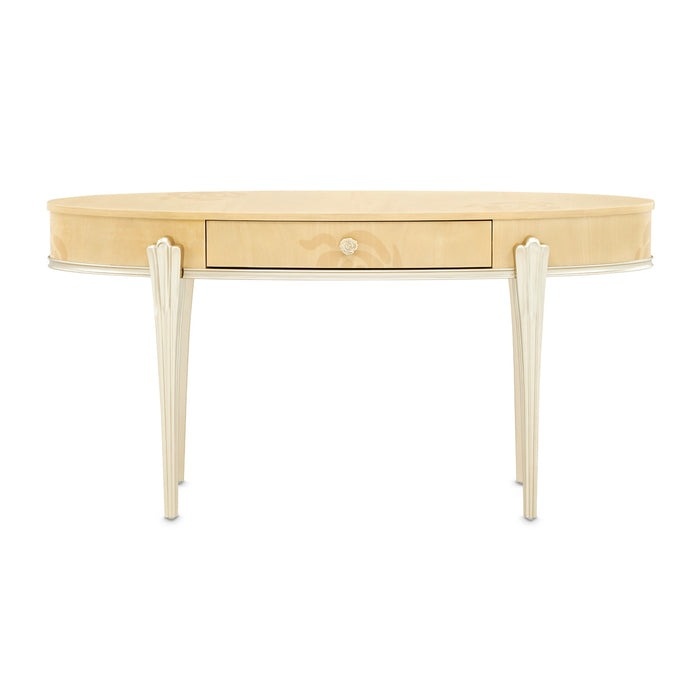 AICO Furniture - Camellia Field Vanity with Mirror in Caramel - 9090058VAN2-134 - GreatFurnitureDeal