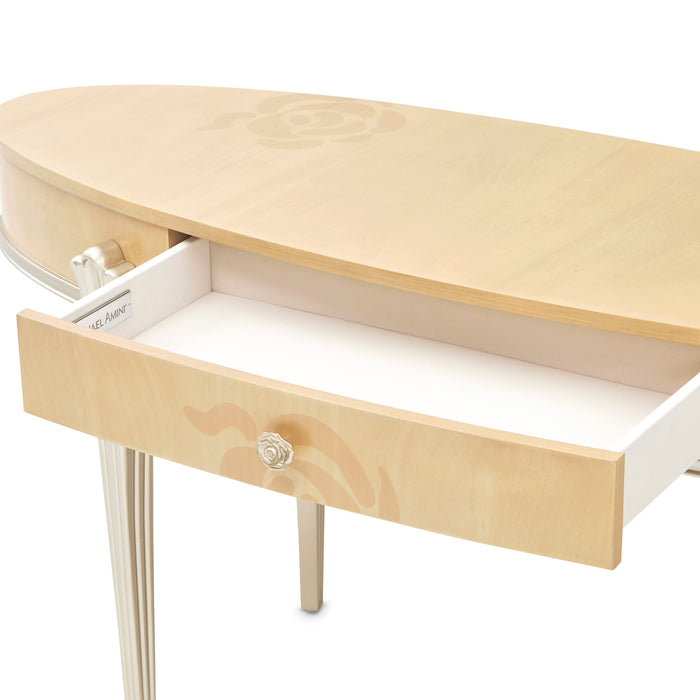 AICO Furniture - Camellia Field Vanity Desk in Caramel - 9090058-134 - GreatFurnitureDeal