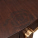 AICO Furniture - Camellia Field Vanity Desk in Warm Pecan - N9090058-400 - GreatFurnitureDeal