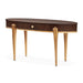 AICO Furniture - Camellia Field Vanity Desk in Warm Pecan - N9090058-400 - GreatFurnitureDeal