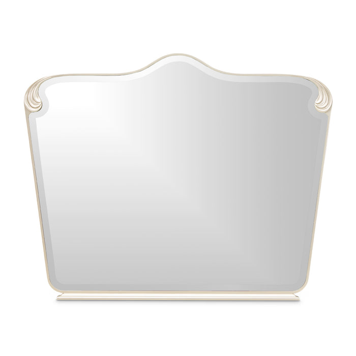 AICO Furniture - Camellia Field Dresser with Mirror in Caramel - 9090050SA-60-134 - GreatFurnitureDeal