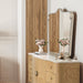 AICO Furniture - Camellia Field Dresser with Mirror in Caramel - 9090050SA-60-134 - GreatFurnitureDeal