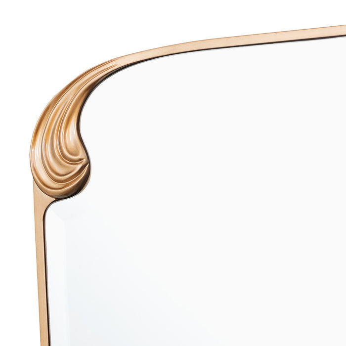 AICO Furniture - Camellia Field Dresser Mirror in Warm Pecan - N9090060-400 - GreatFurnitureDeal