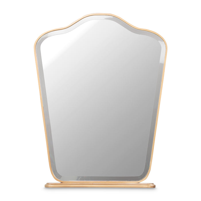 AICO Furniture - Camellia Field Vanity Mirror - Antique Gold - N9090068-400 - GreatFurnitureDeal