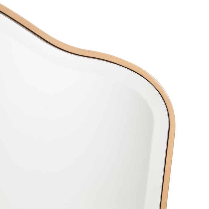 AICO Furniture - Camellia Field Vanity Mirror - Antique Gold - N9090068-400 - GreatFurnitureDeal