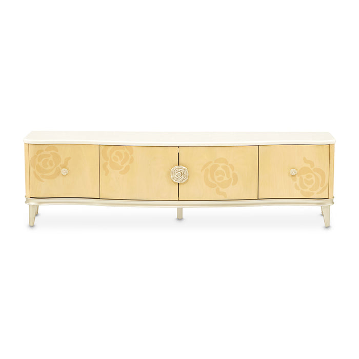 AICO Furniture - Camellia Field Media Cabinet in Caramel - 9090081-134 - GreatFurnitureDeal