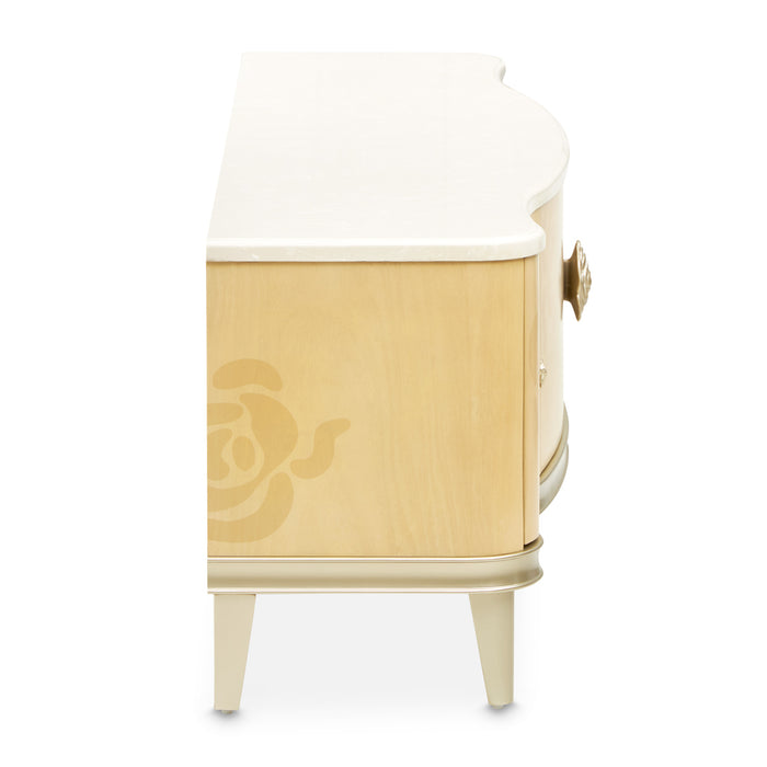 AICO Furniture - Camellia Field Media Cabinet in Caramel - 9090081-134 - GreatFurnitureDeal