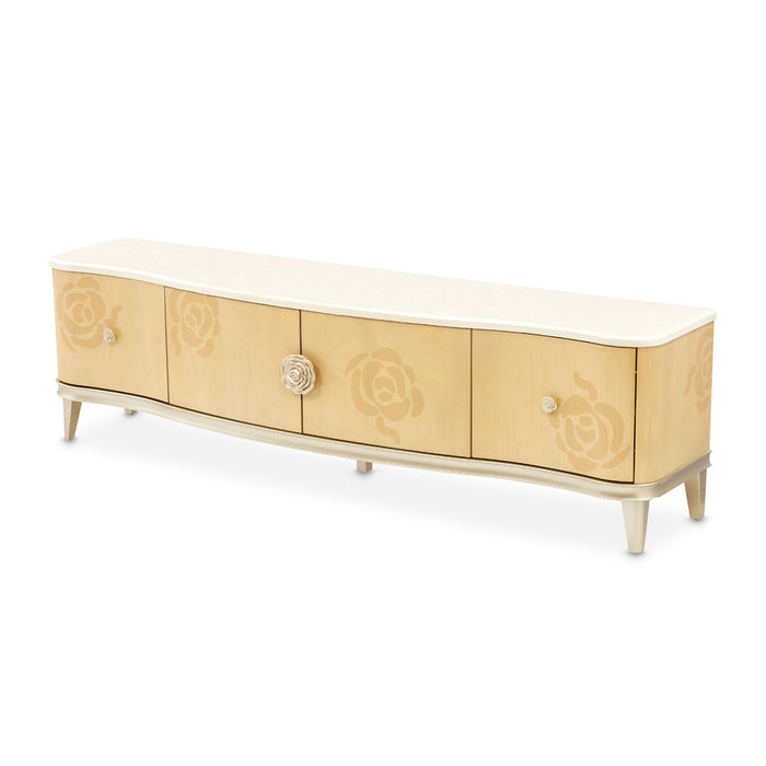 AICO Furniture - Camellia Field Media Cabinet in Caramel - 9090081-134 - GreatFurnitureDeal