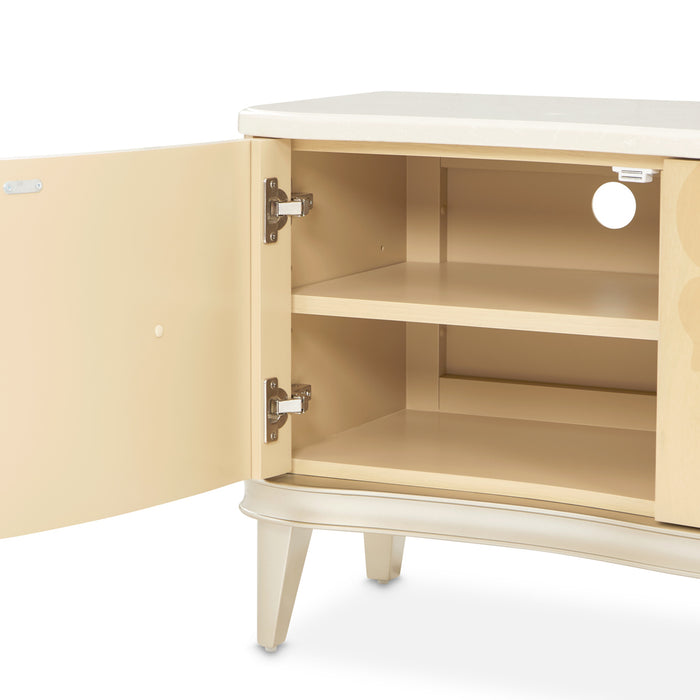 AICO Furniture - Camellia Field Media Cabinet in Caramel - 9090081-134 - GreatFurnitureDeal