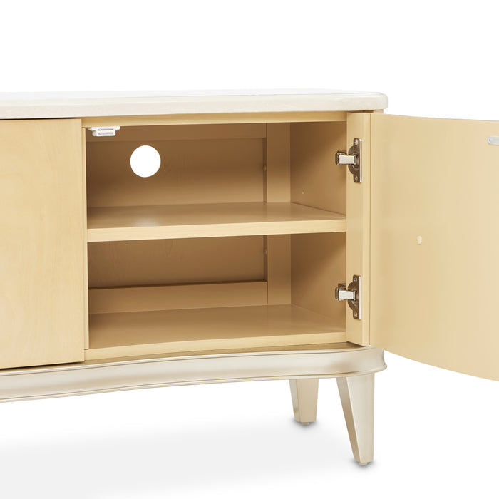 AICO Furniture - Camellia Field Media Cabinet in Caramel - 9090081-134 - GreatFurnitureDeal