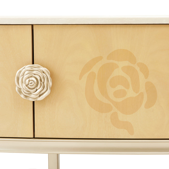AICO Furniture - Camellia Field Media Cabinet in Caramel - 9090081-134 - GreatFurnitureDeal