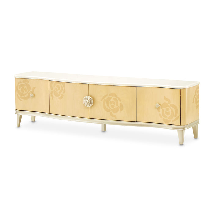 AICO Furniture - Camellia Field Media Cabinet in Caramel - 9090081-134 - GreatFurnitureDeal