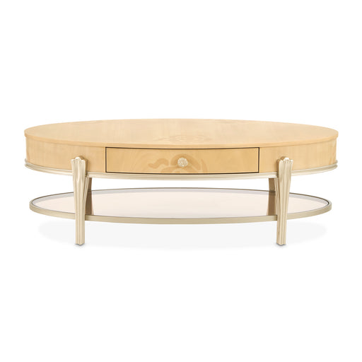 AICO Furniture - Camellia Field 3 Piece Occasional Set in Caramel - 9090201-134-3SET - GreatFurnitureDeal