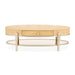 AICO Furniture - Camellia Field 3 Piece Occasional Set in Caramel - 9090201-134-3SET - GreatFurnitureDeal