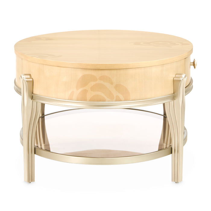 AICO Furniture - Camellia Field 3 Piece Occasional Set in Caramel - 9090201-134-3SET - GreatFurnitureDeal