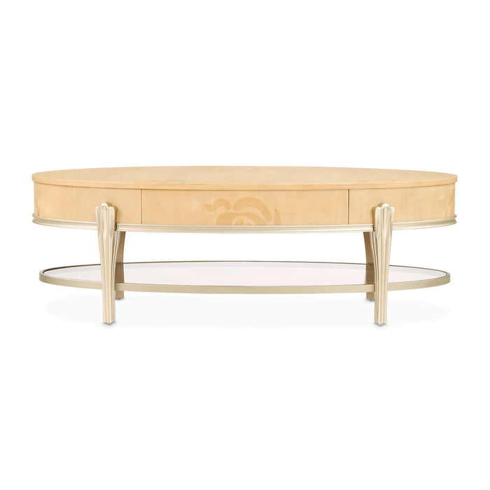 AICO Furniture - Camellia Field 3 Piece Occasional Set in Caramel - 9090201-134-3SET - GreatFurnitureDeal