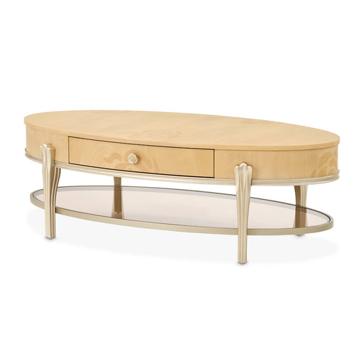 AICO Furniture - Camellia Field 3 Piece Occasional Set in Caramel - 9090201-134-3SET - GreatFurnitureDeal