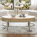 AICO Furniture - Camellia Field 3 Piece Occasional Set in Caramel - 9090201-134-3SET - GreatFurnitureDeal