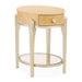 AICO Furniture - Camellia Field Oval End Table with Drawer in Caramel - N9090202-134 - GreatFurnitureDeal