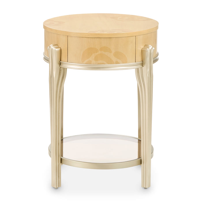 AICO Furniture - Camellia Field 3 Piece Occasional Set in Caramel - 9090201-134-3SET - GreatFurnitureDeal