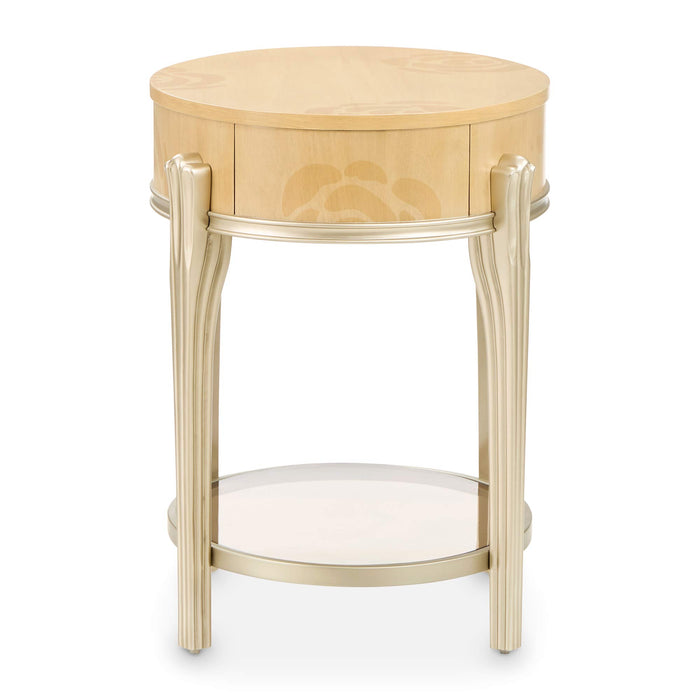 AICO Furniture - Camellia Field Occasional Table Set in Caramel - N9090204-202-134 - GreatFurnitureDeal