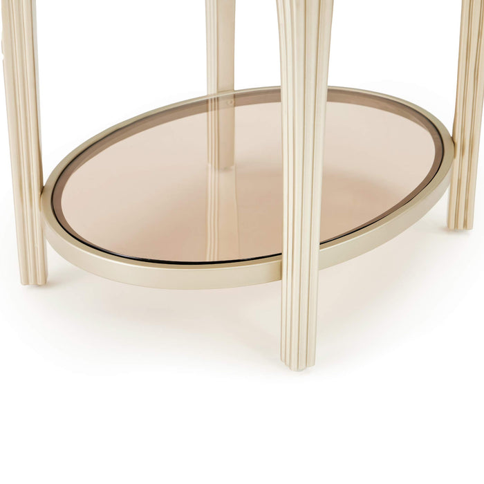 AICO Furniture - Camellia Field Occasional Table Set in Caramel - N9090204-202-134 - GreatFurnitureDeal