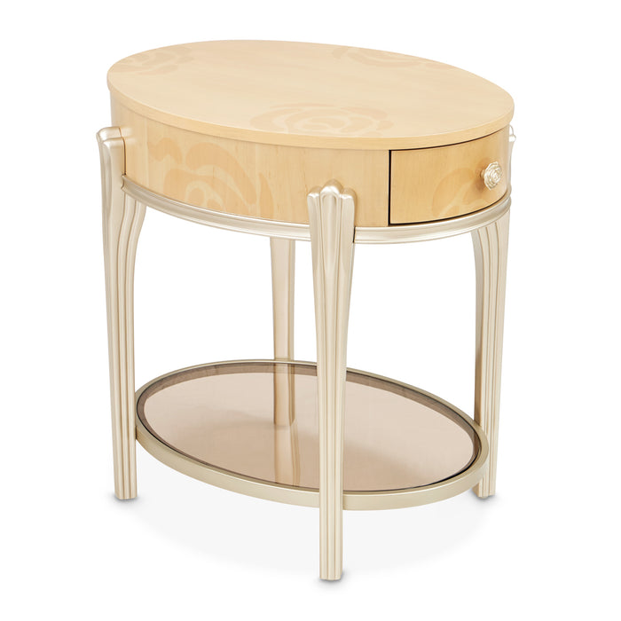 AICO Furniture - Camellia Field 3 Piece Occasional Set in Caramel - 9090201-134-3SET - GreatFurnitureDeal