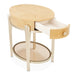 AICO Furniture - Camellia Field"Round End Table w/Drawer"Caramel - 9090202-134 - GreatFurnitureDeal