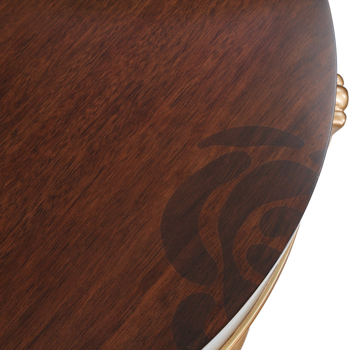 AICO Furniture - Camellia Field End Table with Drawer in Warm Pecan - N9090202-400 - GreatFurnitureDeal