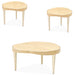 AICO Furniture - Camellia Field 3 Piece Occasional Set in Caramel - 9090204-134-3SET - GreatFurnitureDeal