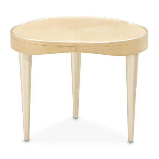 AICO Furniture - Camellia Field End Table in Caramel - N9090205-134 - GreatFurnitureDeal