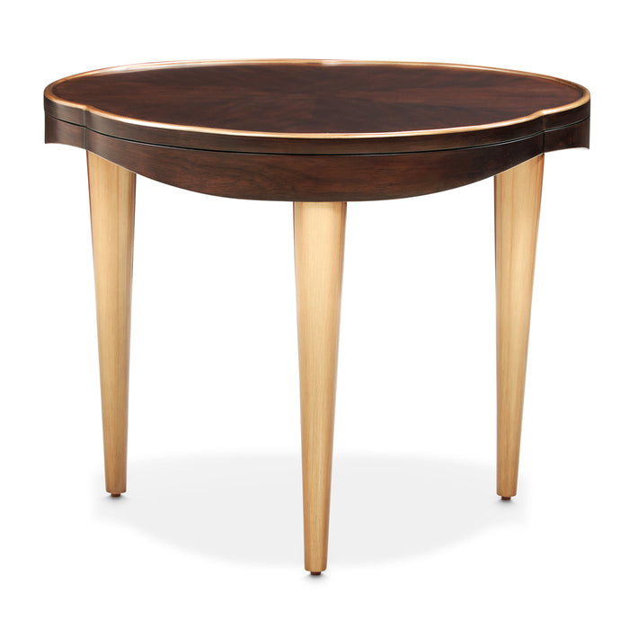 AICO Furniture - Camellia Field End Table in Warm Pecan - N9090205-400 - GreatFurnitureDeal