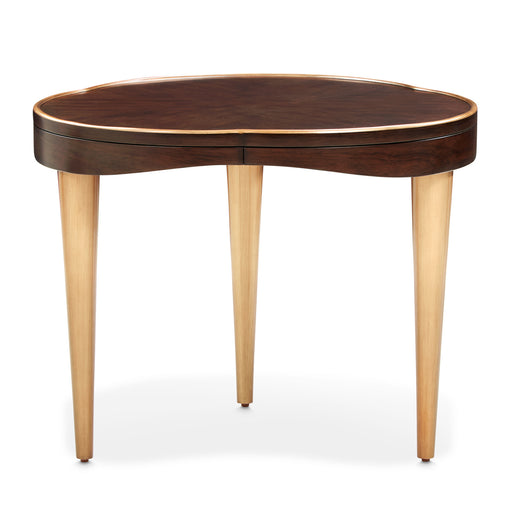 AICO Furniture - Camellia Field End Table in Warm Pecan - 9090205-400 - GreatFurnitureDeal