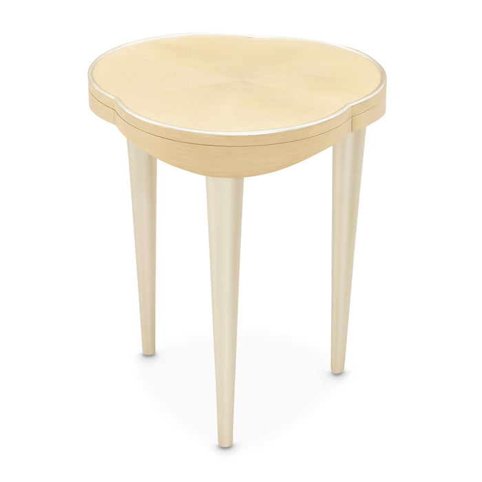 AICO Furniture - Camellia Field Chairside Table in Caramel - 9090206-134 - GreatFurnitureDeal