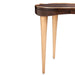 AICO Furniture - Camellia Field Chairside Table in Warm Pecan - N9090206-400 - GreatFurnitureDeal