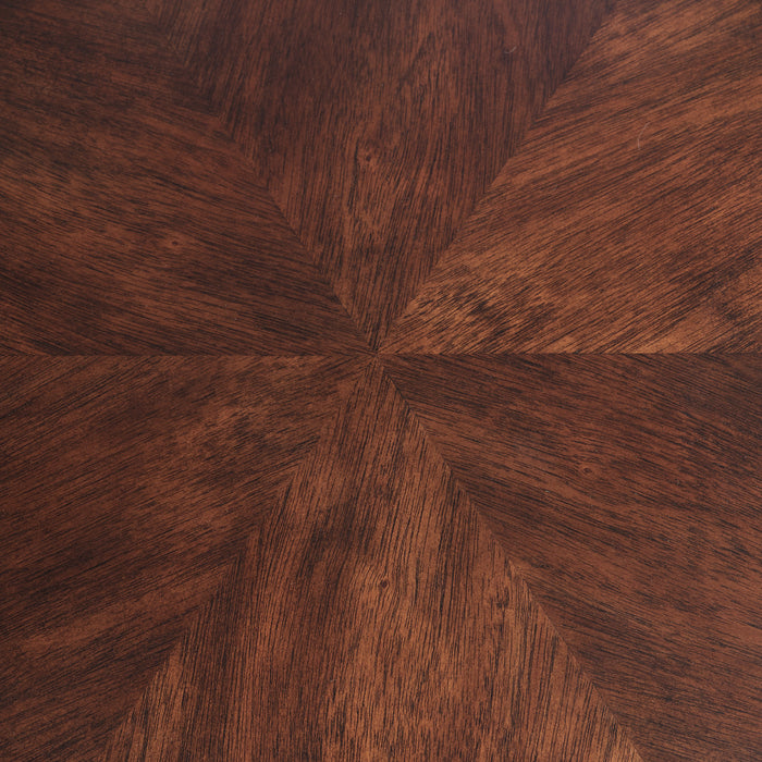 AICO Furniture - Camellia Field Chairside Table in Warm Pecan - N9090206-400 - GreatFurnitureDeal