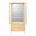 AICO Furniture - Camellia Field Display Cabinet in Caramel - 9090209-134 - GreatFurnitureDeal