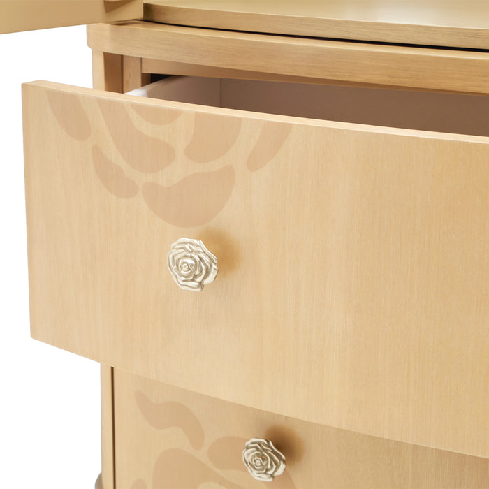 AICO Furniture - Camellia Field Display Cabinet in Caramel - 9090209-134 - GreatFurnitureDeal