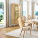 AICO Furniture - Camellia Field Display Cabinet in Caramel - 9090209-134 - GreatFurnitureDeal