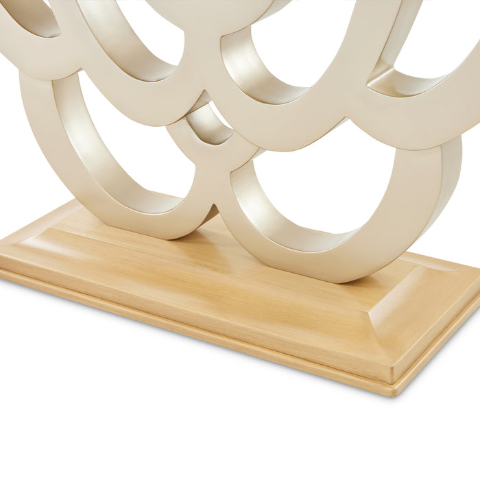 AICO Furniture - Camellia Field Console Table in Caramel - 9090223-134 - GreatFurnitureDeal