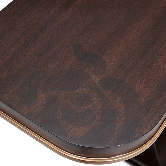 AICO Furniture - Camellia Field"Console Table"Warm Pecan - N9090223-400 - GreatFurnitureDeal