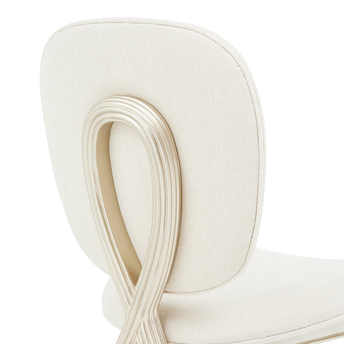 AICO Furniture - Camellia Field Vanity Chair in Caramel - 9090244-134 - GreatFurnitureDeal