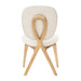 AICO Furniture - Camellia Field Vanity Chair in Linen/Antique Gold - N9090244-400 - GreatFurnitureDeal