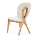 AICO Furniture - Camellia Field Vanity Chair in Linen/Antique Gold - N9090244-400 - GreatFurnitureDeal