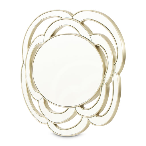 AICO Furniture - Camellia Field Wall Mirror in Antique Gold - 9090260-811 - GreatFurnitureDeal
