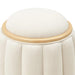 AICO Furniture - Camellia Field Round Bench in Caramel - N9090804-134 - GreatFurnitureDeal