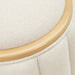 AICO Furniture - Camellia Field Round Accent Bench in Caramel - 9090804-134 - GreatFurnitureDeal