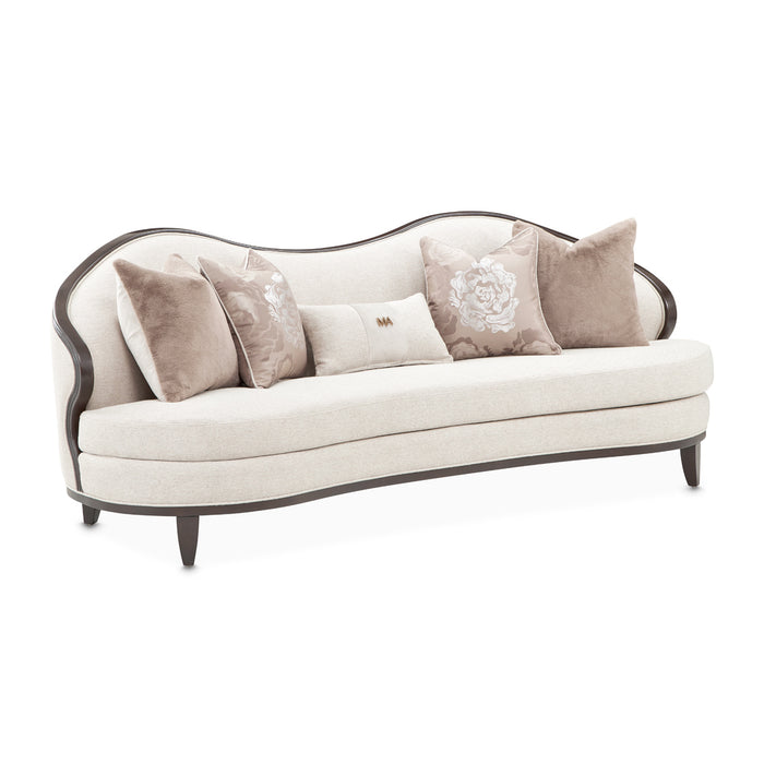 AICO Furniture - Camellia Field Sofa Linen Warm Pecan - N9090815-LINEN-400 - GreatFurnitureDeal