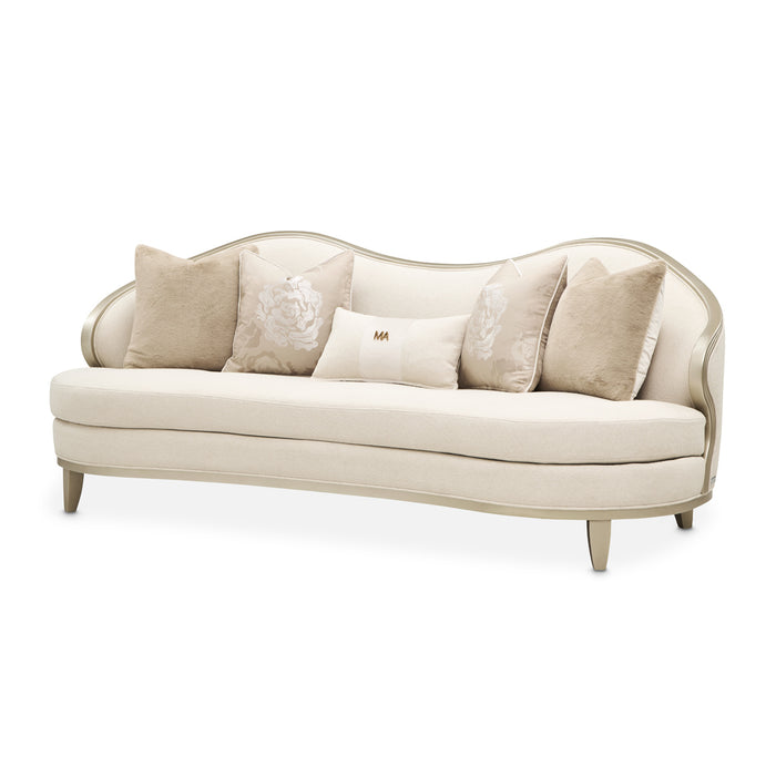 AICO Furniture - Camellia Field Sofa in Caramel - 9090815-CNSLK-134 - GreatFurnitureDeal