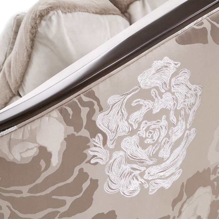 AICO Furniture - Camellia Field Asymmetrical Sofa Linen Warm Pecan - N9090816-LINEN-400 - GreatFurnitureDeal